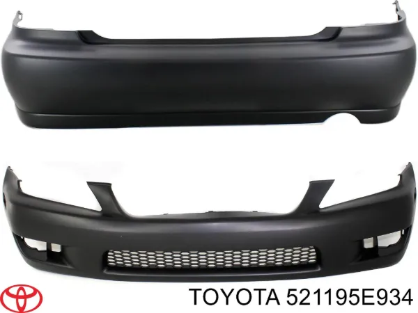 Передній бампер 521195E934 Toyota