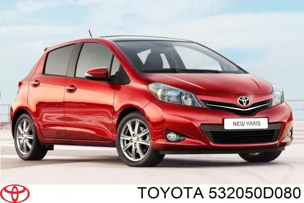 Супорт радіатора верхній/монтажна панель кріплення фар 532050D080 Toyota