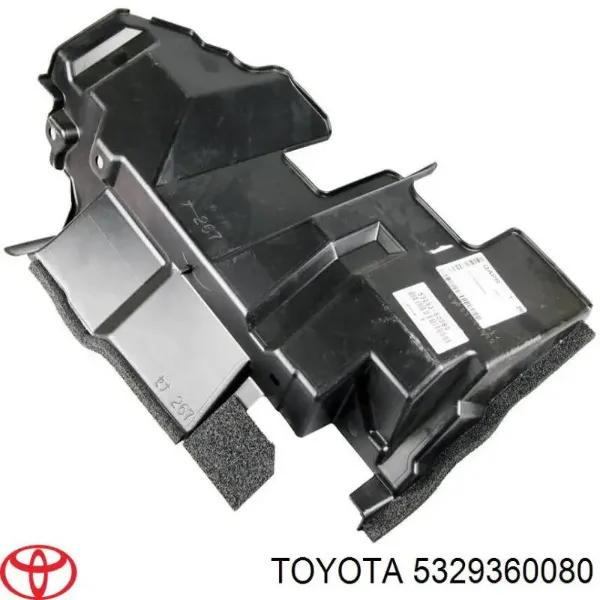 Повітропровід (дефлектор) радіатора, правий 5329360080 Toyota