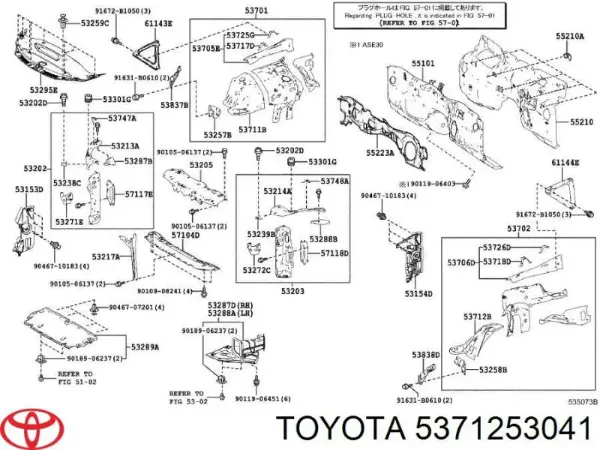  5371253041 Toyota