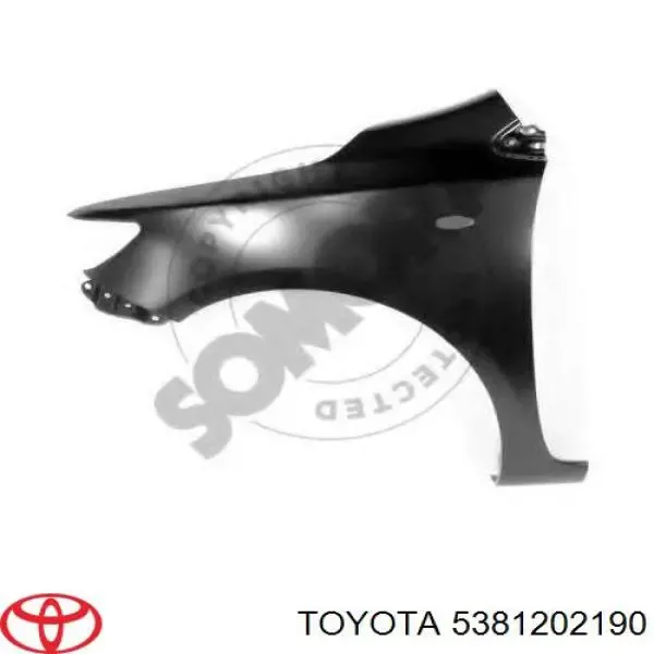 Крило переднє ліве 5381202190 Toyota