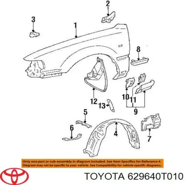  629640T010 Toyota