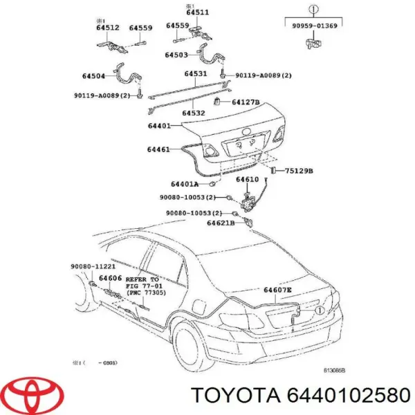  6440102580 Toyota