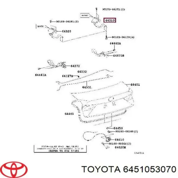  6451053070 Toyota