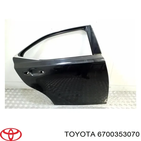 Двері задні, праві 6700353070 Toyota