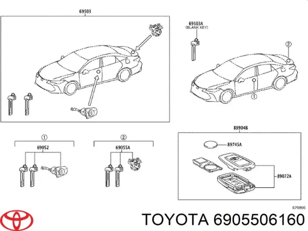  6905506160 Toyota