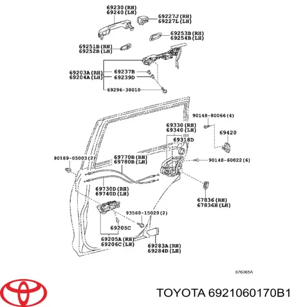  6921060170B1 Toyota