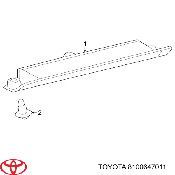Задній стоп Toyota Prius ZVW30