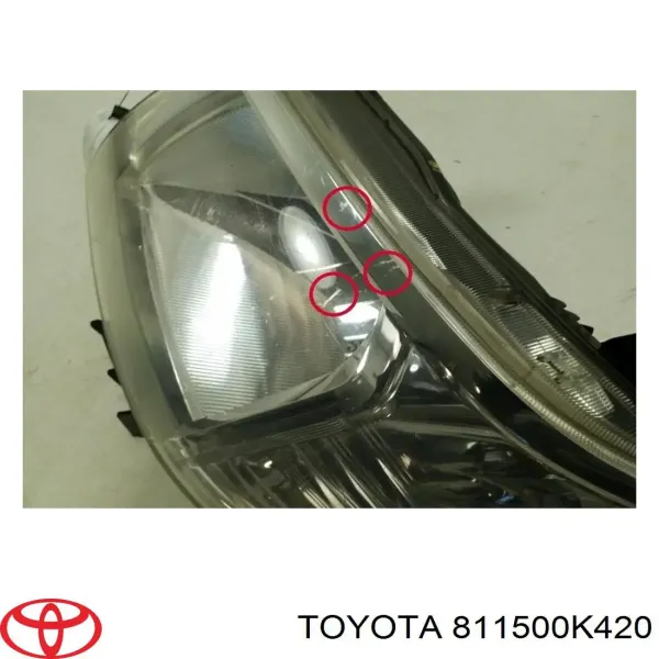 Фара ліва 811500K420 Toyota
