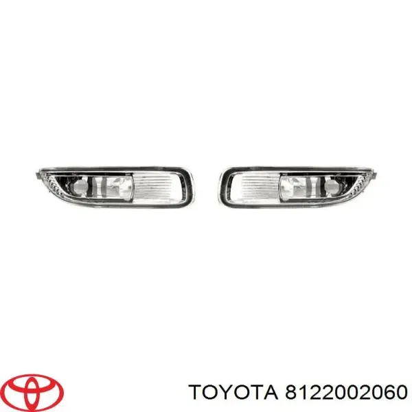 Фара протитуманна, ліва 8122002060 Toyota