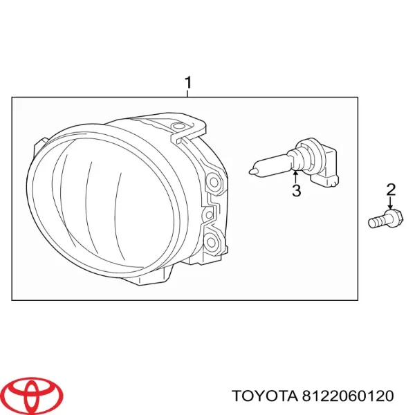Туманка ліва Toyota RAV4 IV позашляховик (A4) (2012 - 2018) ціна, від 43.59 USD