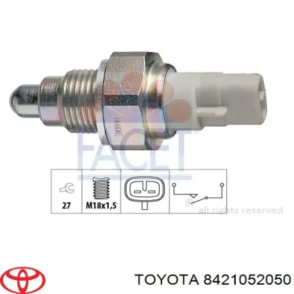 8421052050 Toyota Датчик включення ліхтарів заднього ходу