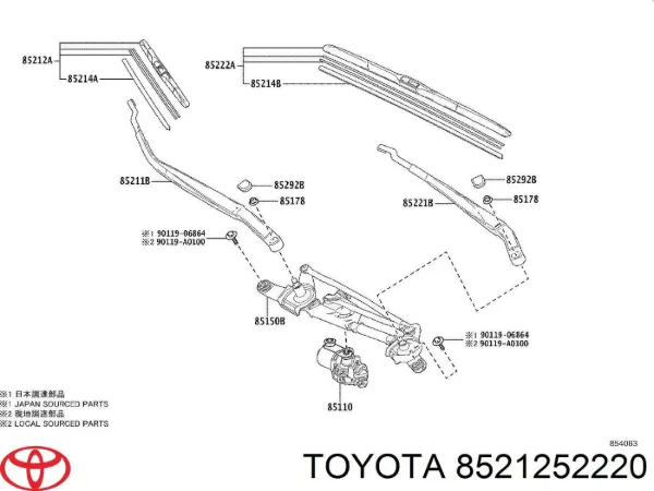  8521252220 Toyota