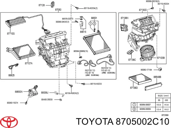  8705002C10 Toyota