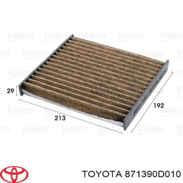 Фільтр салону 871390D010 Toyota