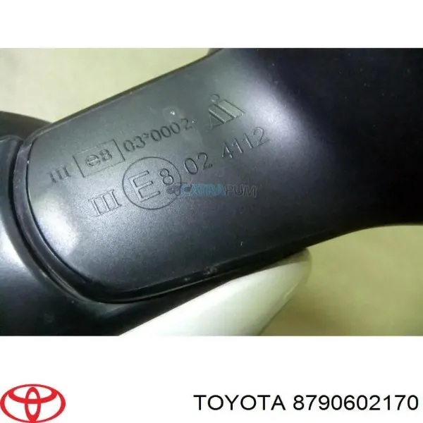 Ліве бокове дзеркало 8790602170 Toyota