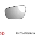 Дзеркальний елемент дзеркала заднього виду, лівого TOYOTA 879090D210