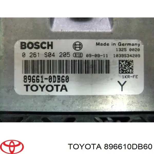 Електронний блок керування двигуном 896610DB60 Toyota