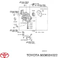 Сальник АКПП/КПП, вихідного/вторинного валу Nissan Patrol Y61