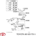 Болт кріплення амортизатора переднього TOYOTA 9010517011