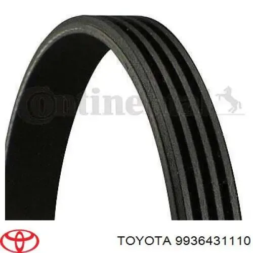 Ремінь генератора 9936431110 Toyota
