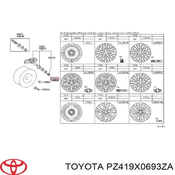  PZ419X0693ZA Toyota