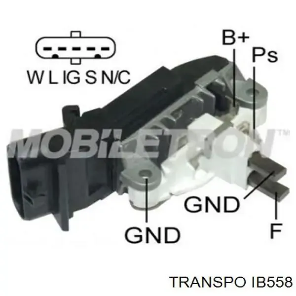 Реле генератора IB558 Transpo