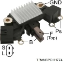 Реле регулятор генератора TRANSPO IH774 Реле регулятор генератора TRANSPO IH774
