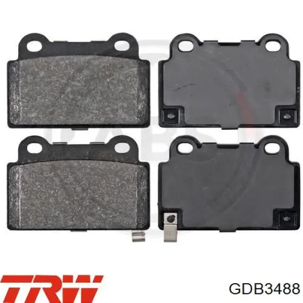 Задні гальмівні колодки 161368 Power Stop