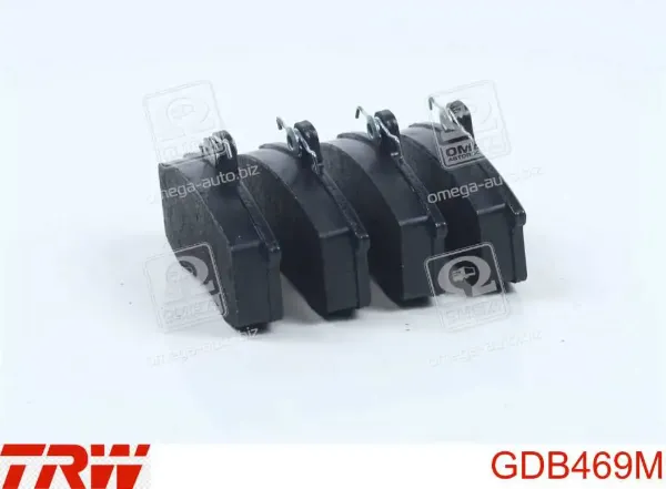 Передні тормозні колодки GDB469M TRW