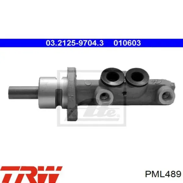 Головний гальмівний циліндр PML489 TRW