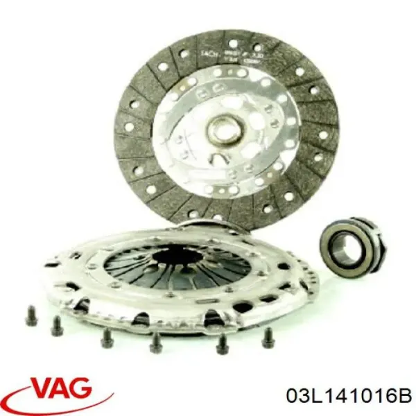 Купити 03L141016BV VAG Комплект зчеплення (диск, корзина, підшипник)