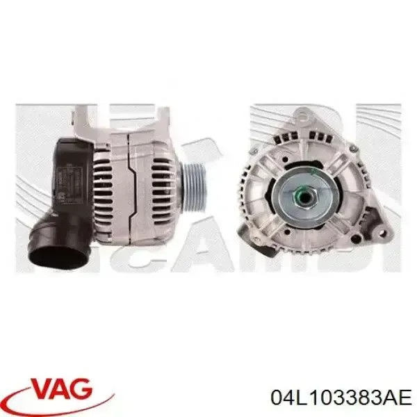 Прокладка ГБЦ 04L103383AE VAG