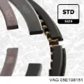 Кільця поршневі на 1 циліндр, STD. VAG 04C198151C