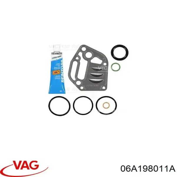 Комплект прокладок двигуна, нижній 06A198011A VAG