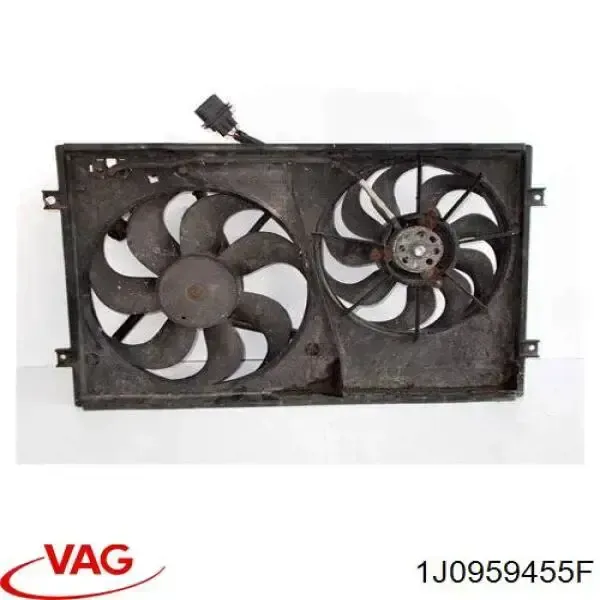 Вентилятор охолодження радіатора 1J0959455F VAG