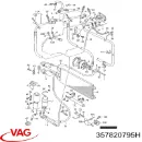 Клапан компрессора кондиционера VAG 357820795H