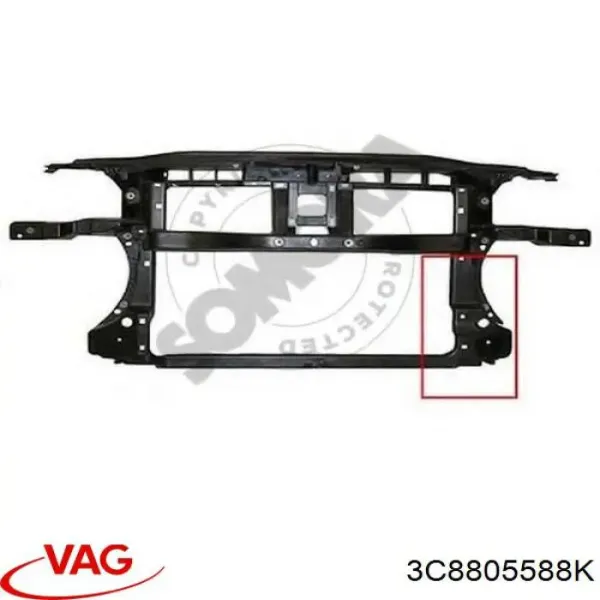 Рамка радіатора 3L805003 AND