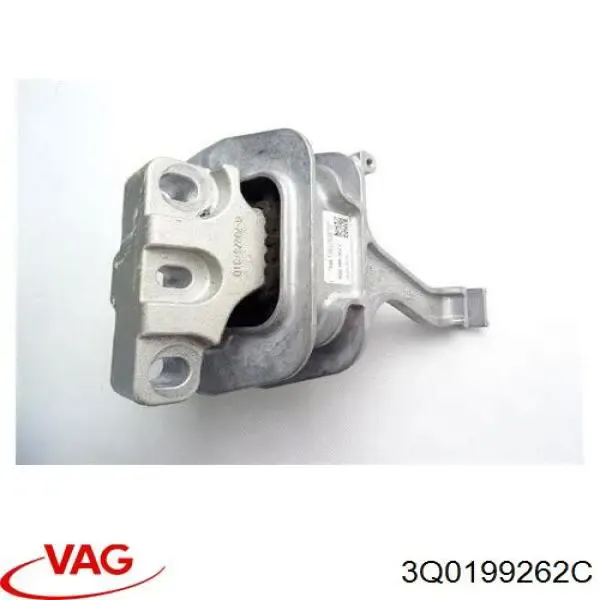 Подушка (опора) двигуна, права 3Q0199262C VAG