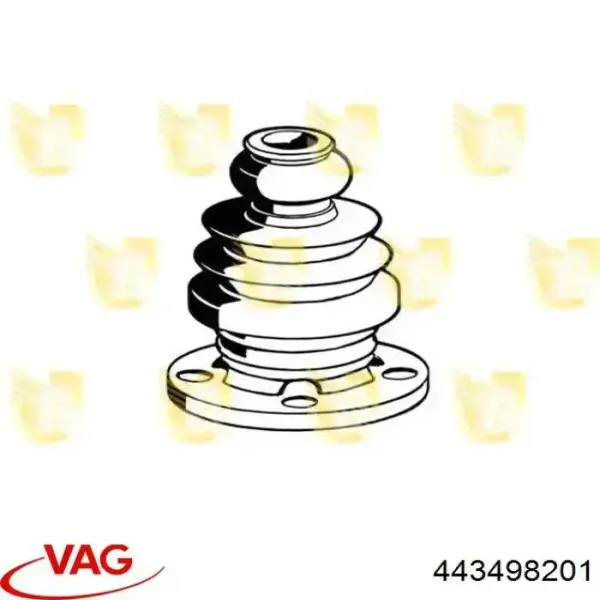 Пильник ШРКШа внутрішній, задньої піввісі 443498201 VAG