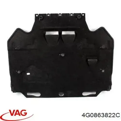 Захист піддона двигуна на Audi A6 C7 4G2, 4GC