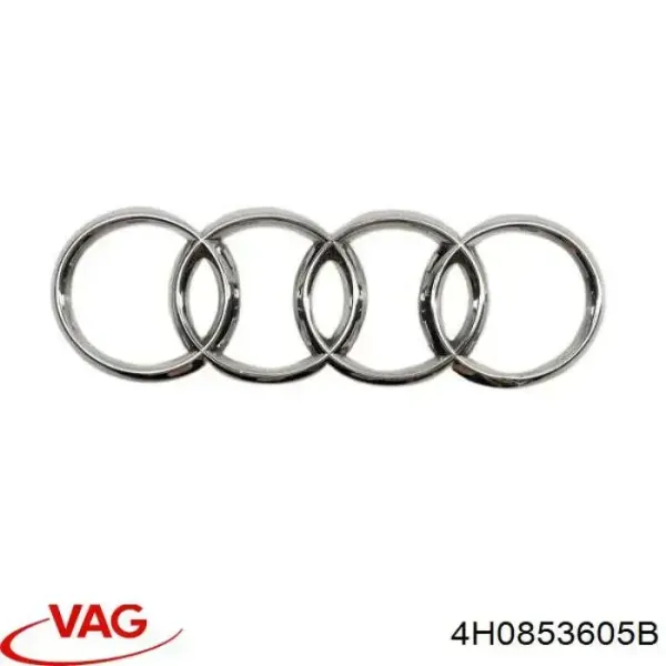 Емблема решітки радіатора 4H0853605B VAG