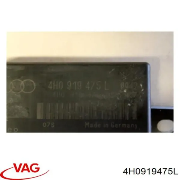 Модуль керування (ЕБУ) парктроніком 4H0919475L VAG