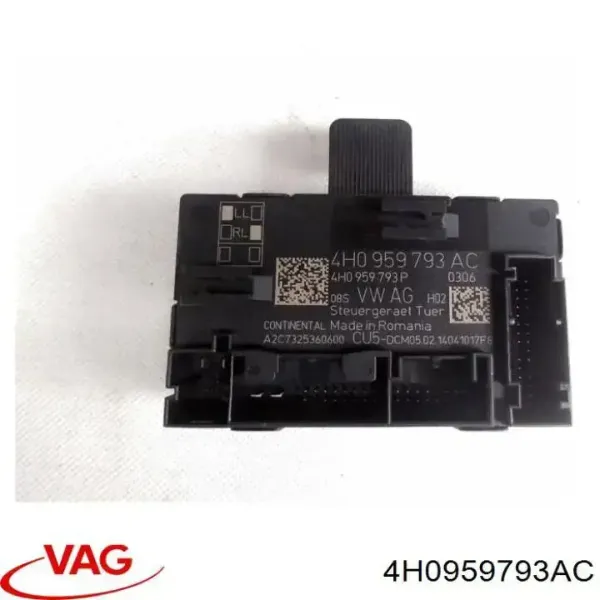 Блок комфорту передніх дверей 4H0959793AC VAG
