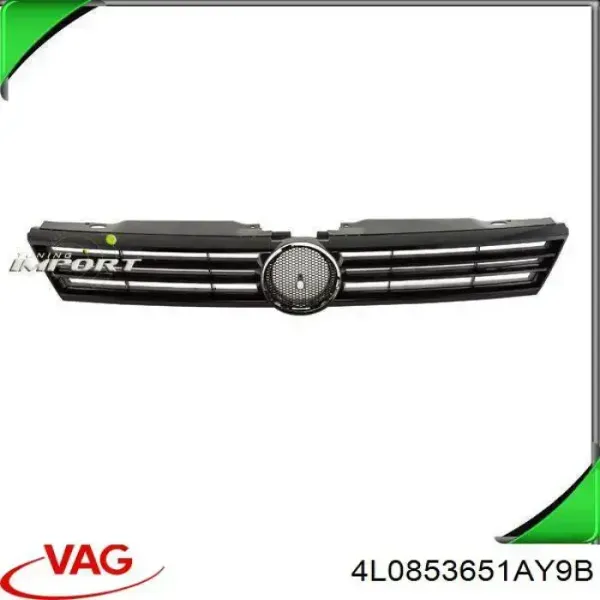 Решітка радіатора 4L0853651AY9B VAG