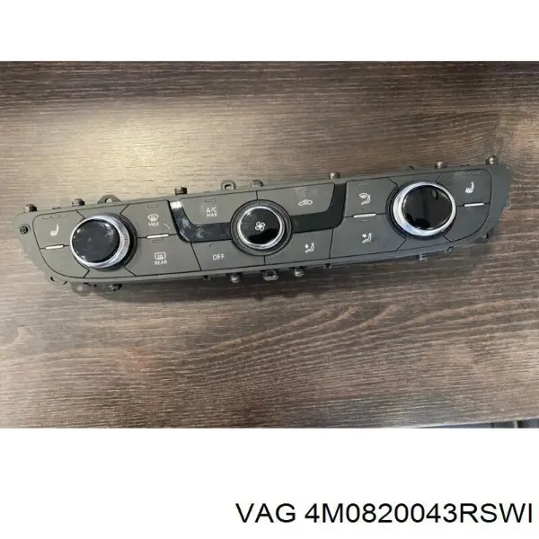 Блок управління кондиціонером 4M0820043RSWI VAG