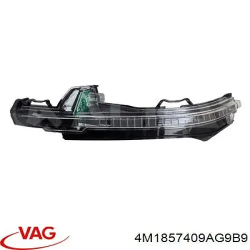 Ліве бокове дзеркало 4M1857409G9B9 VAG