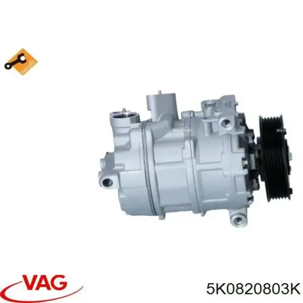 Купити 5K0820803K VAG Компресор кліматичної установки