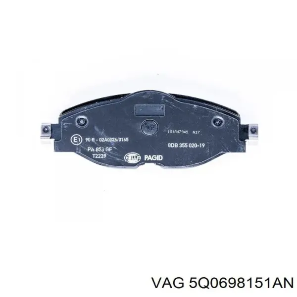 Передні тормозні колодки 5Q0698151AN VAG