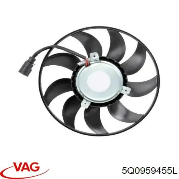 Вентилятор охолодження радіатора 5Q0959455L VAG